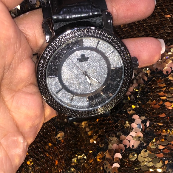 Real diamond luxury watch for men, best gift for him, real, NOT CZ Not Lab Made - Picture 4 of 7